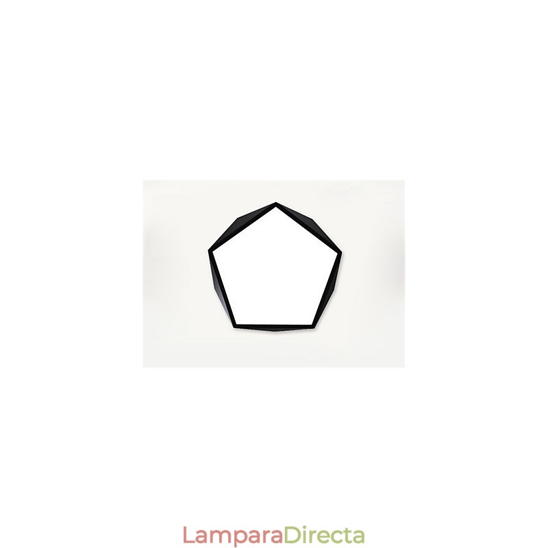 Lámpara de techo moderna con luz nocturna montada en color blanco cálido y blanco.