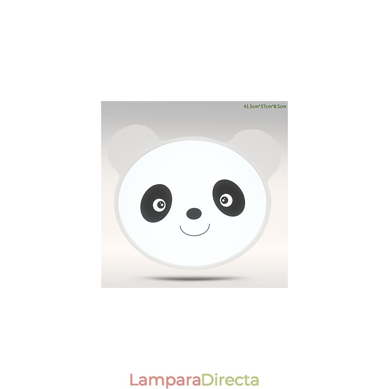 Lámpara de techo empotrada con control remoto, moderna, blanca y cálida.