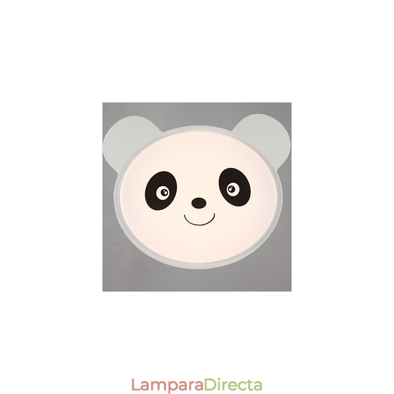 Lámpara de techo empotrada con control remoto, moderna, blanca y cálida.