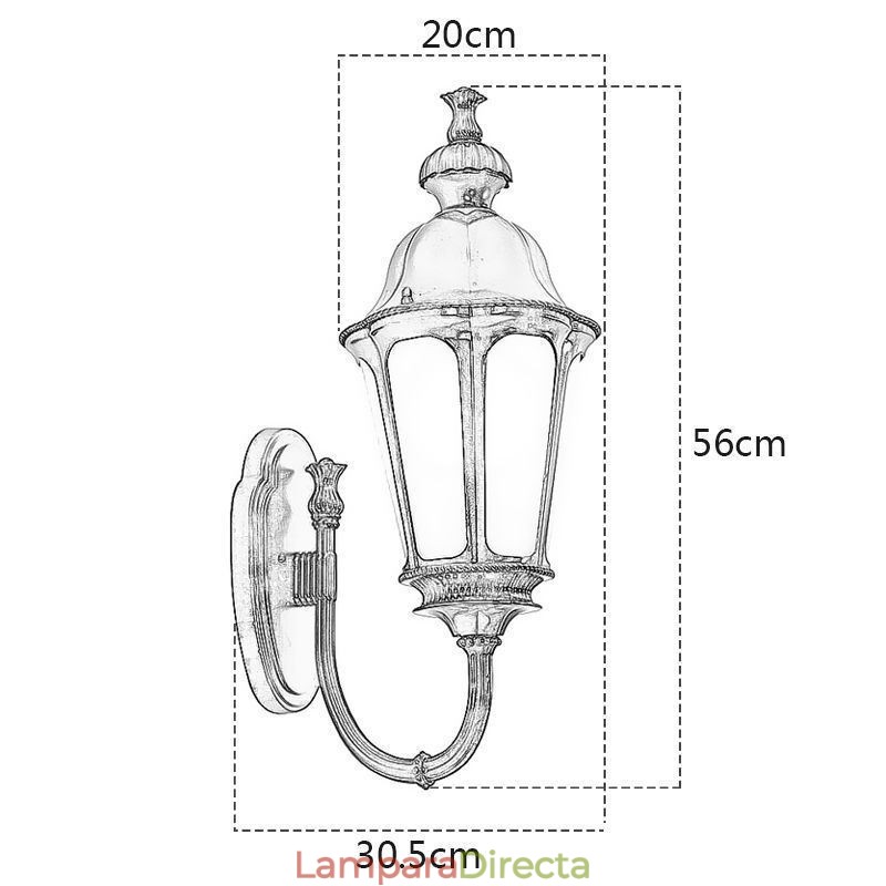Lámpara de pared moderna y sencilla para exteriores, resistente al agua, con diseño de flor de ciruelo, para patio, pasillo y jardín.