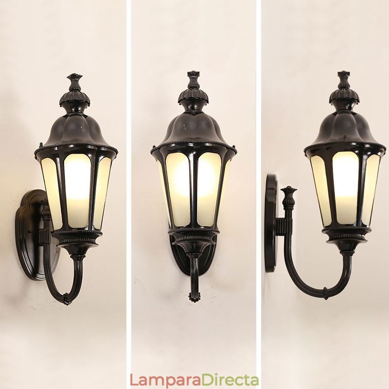 Lámpara de pared moderna y sencilla para exteriores, resistente al agua, con diseño de flor de ciruelo, para patio, pasillo y jardín.