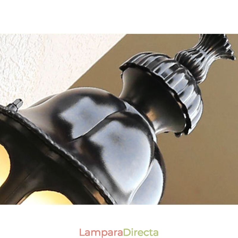 Lámpara de pared moderna y sencilla para exteriores, resistente al agua, con diseño de flor de ciruelo, para patio, pasillo y jardín.