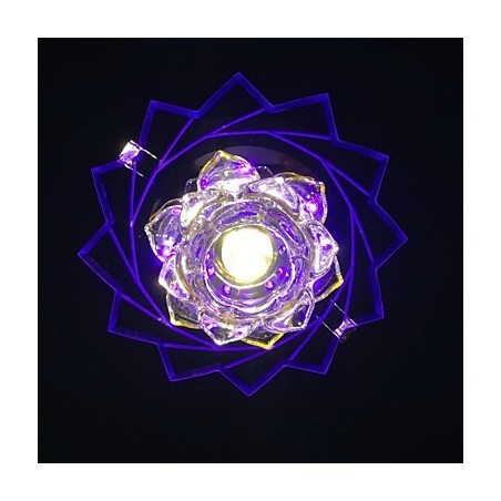 Lámpara de techo moderna y contemporánea de cristal y metal Lámpara de techo moderna y contemporánea de cristal y metal