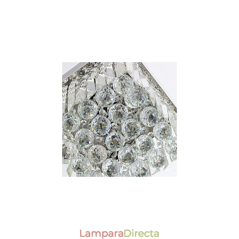 Lámpara de techo moderna y contemporánea de cristal y metal