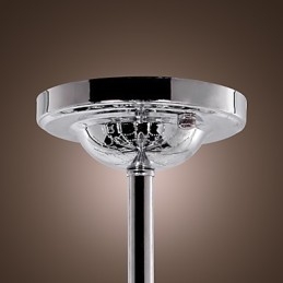 Lujosa lámpara colgante de cristal con 6 luces
