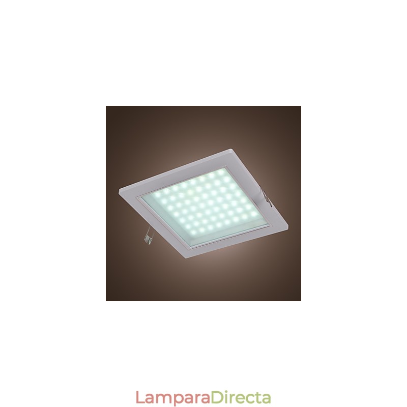 Lámparas empotradas modernas de forma cuadrada