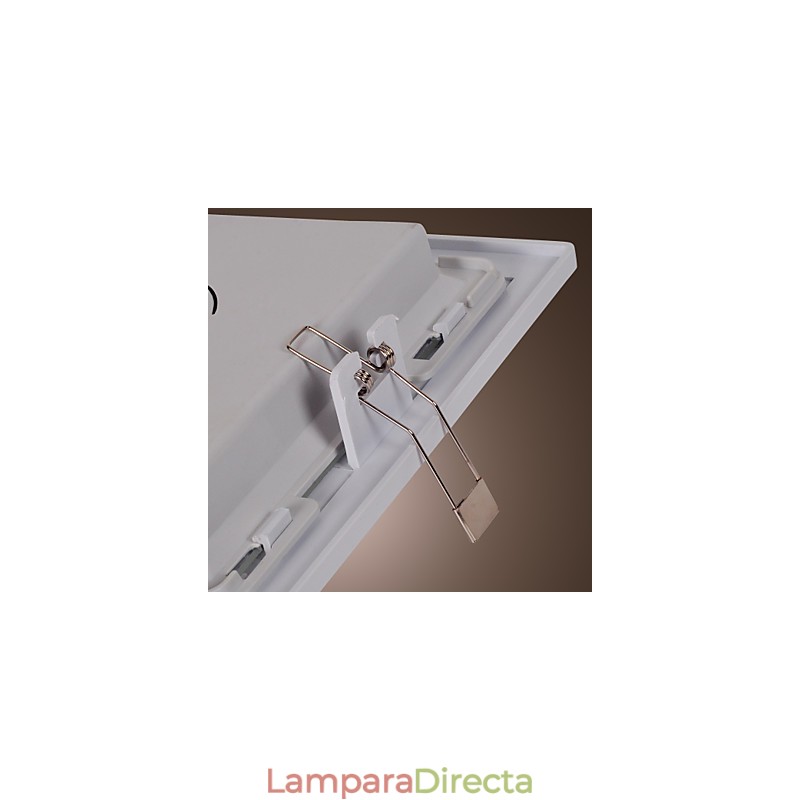 Lámparas empotradas modernas de forma cuadrada