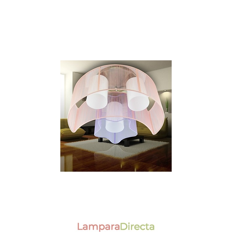 Dibujo de línea romántica Estrellas La luna absorbe la luz de la cúpula Lámpara