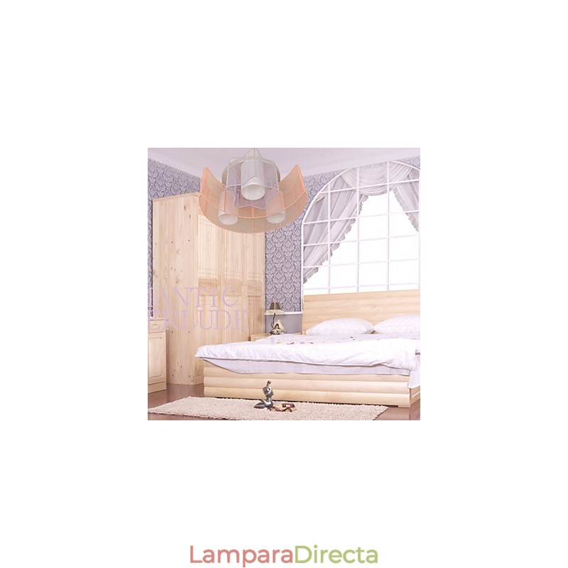 Dibujo de línea romántica Estrellas La luna absorbe la luz de la cúpula Lámpara