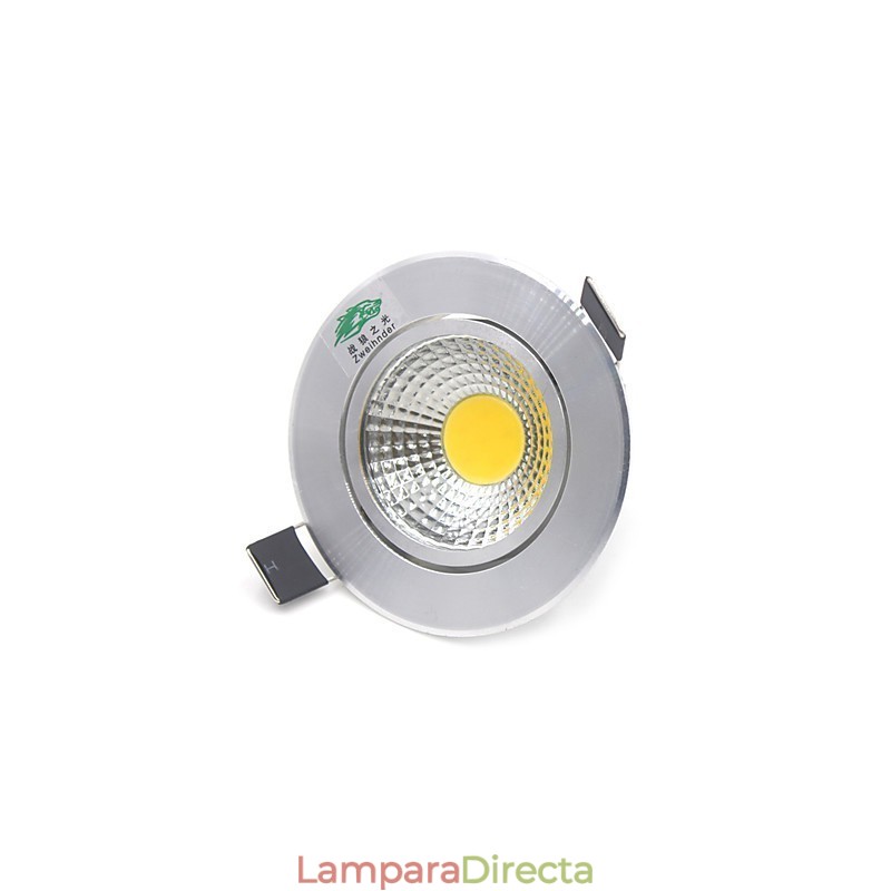 Lámpara de techo COB de 3 W y 300 lm, luz blanca cálida, 4 unidades