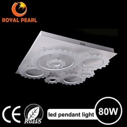 Lámpara colgante Epistar Chips de 80 W, luz blanca fría