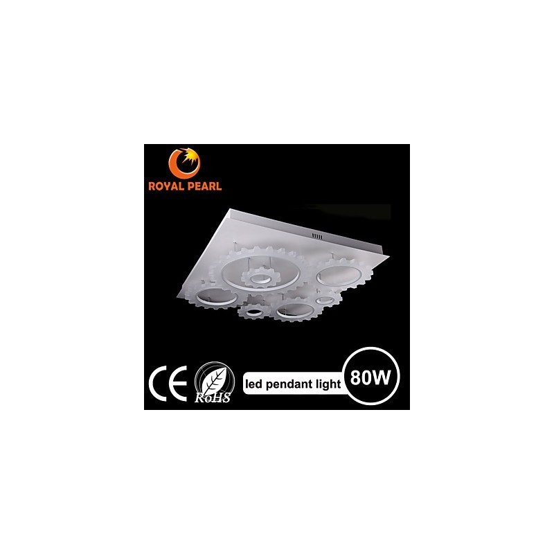 Lámpara colgante Epistar Chips de 80 W, luz blanca fría
