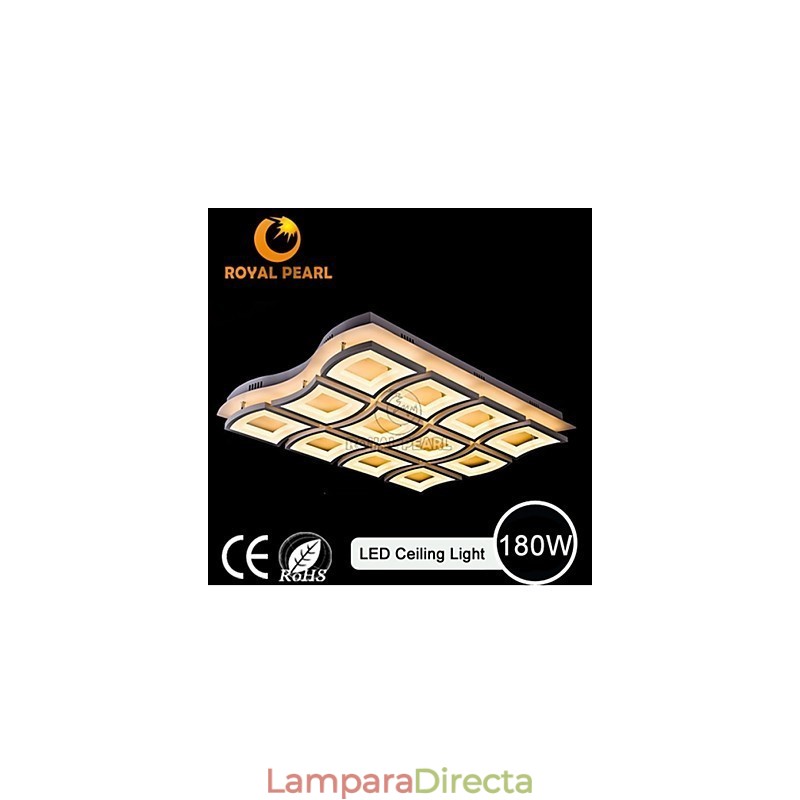 Iluminación colgante de 180 W con diseño elegante y súper brillante