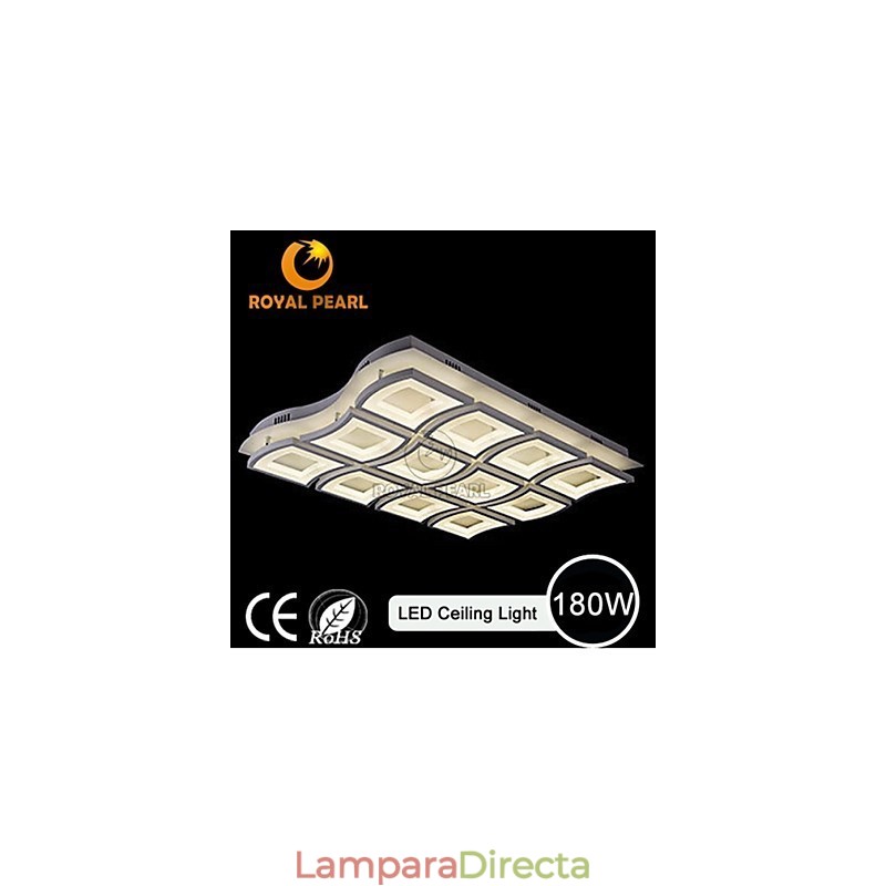 Iluminación colgante de 180 W con diseño elegante y súper brillante