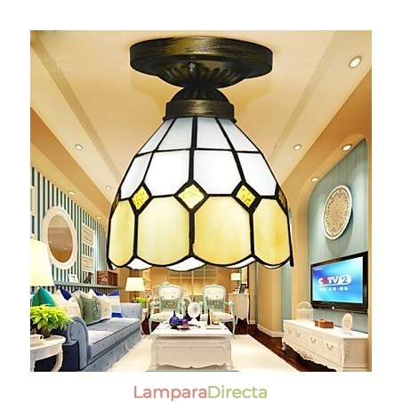 Lámpara de techo absorbente con diseño mediterráneo, creativa y con diseño de cúpula absorbente. Lámpara de techo absorbente con diseño mediterráneo, creativa y con diseño de cúpula absorbente.