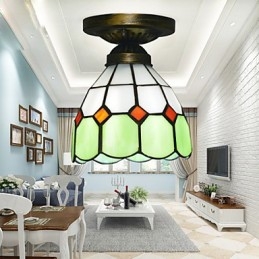 Lámpara de techo absorbente con diseño mediterráneo, creativa y con diseño de cúpula absorbente.