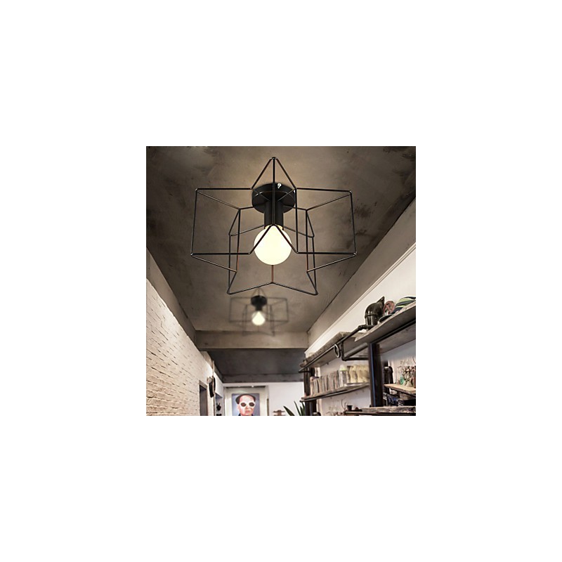 Luces de porche modernas y creativas con pentagrama que absorben la luz de la cúpula.