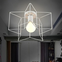 Luces de porche modernas y creativas con pentagrama que absorben la luz de la cúpula.