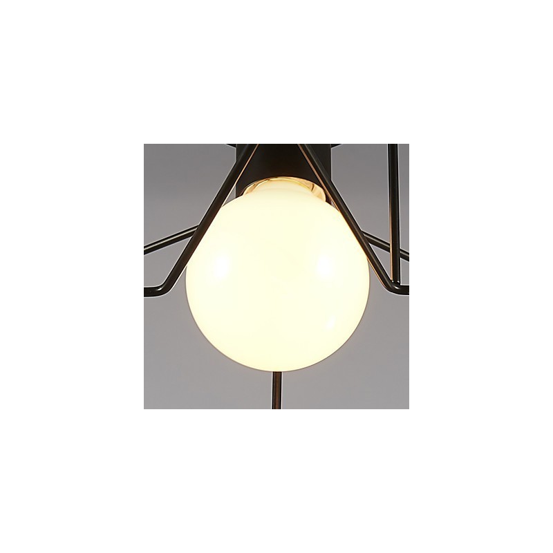 Luces de porche modernas y creativas con pentagrama que absorben la luz de la cúpula.
