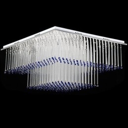 Lámpara de techo de 12 luces moderna, sencilla y artística.
