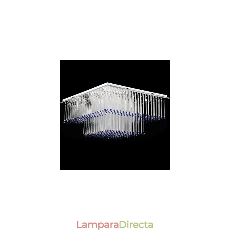 Lámpara de techo de 12 luces moderna, sencilla y artística.