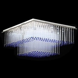 Lámpara de techo de 12 luces moderna, sencilla y artística.