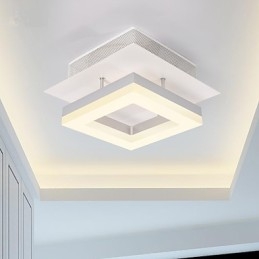 Lámpara empotrada de acrílico moderna y contemporánea de 9 W