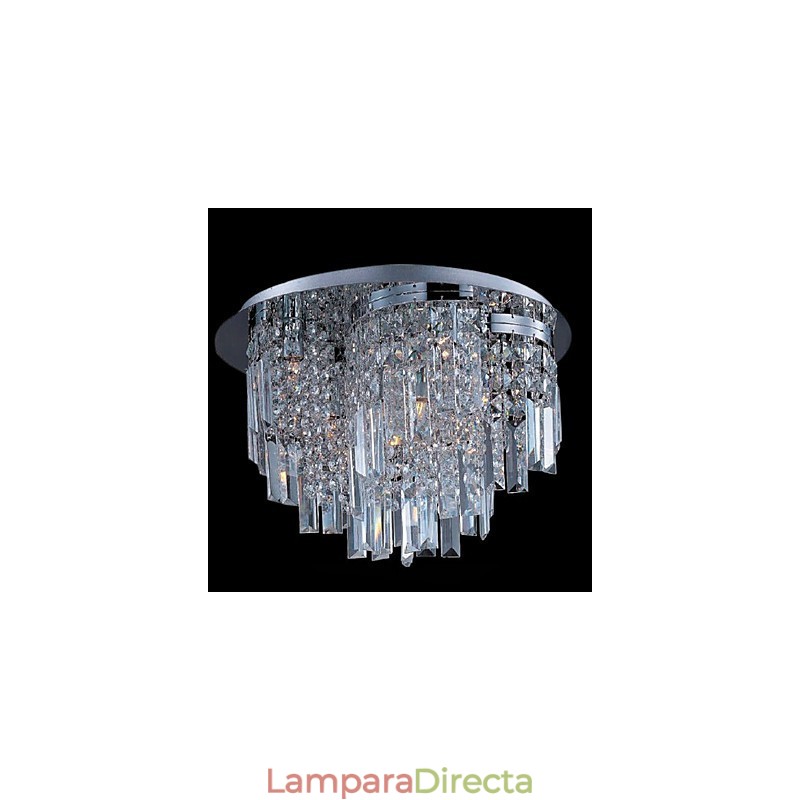 Lámpara semiempotrada con 10 luces