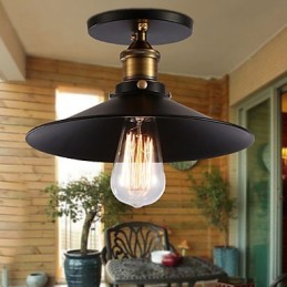 Lámpara colgante retro industrial para garaje, decoración del hogar, lámpara de araña
