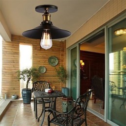 Lámpara colgante retro industrial para garaje, decoración del hogar, lámpara de araña