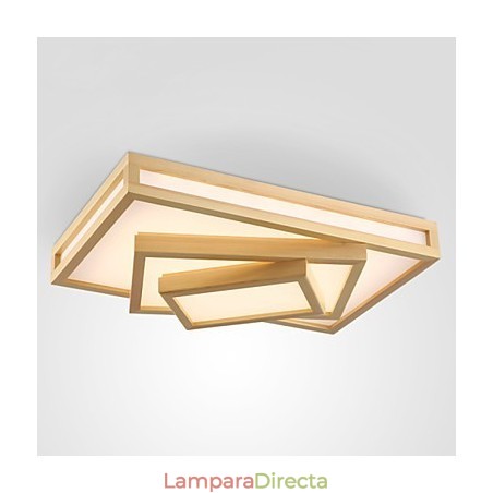 Cuadro moderno contemporáneo de estilo mini, de madera y bambú, montaje empotrado Cuadro moderno contemporáneo de estilo mini, de madera y bambú, montaje empotrado