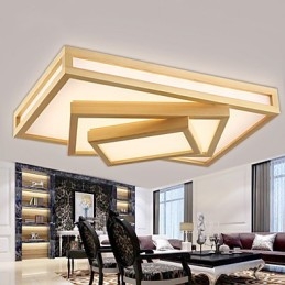 Cuadro moderno contemporáneo de estilo mini, de madera y bambú, montaje empotrado