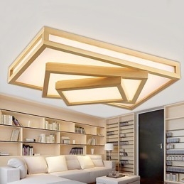 Cuadro moderno contemporáneo de estilo mini, de madera y bambú, montaje empotrado