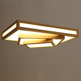 Cuadro moderno contemporáneo de estilo mini, de madera y bambú, montaje empotrado