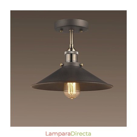 Lámpara de techo vintage mini Edison de 1 luz y montaje empotrado de metal Lámpara de techo vintage mini Edison de 1 luz y montaje empotrado de metal