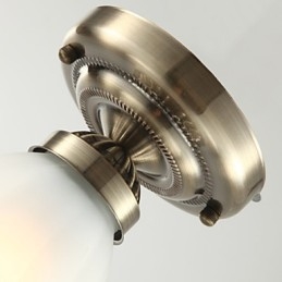 Focos empotrados de metal galvanizado de estilo mini clásico tradicional