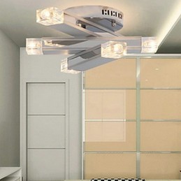 Lámpara de techo moderna con 6 luces y diseño elegante