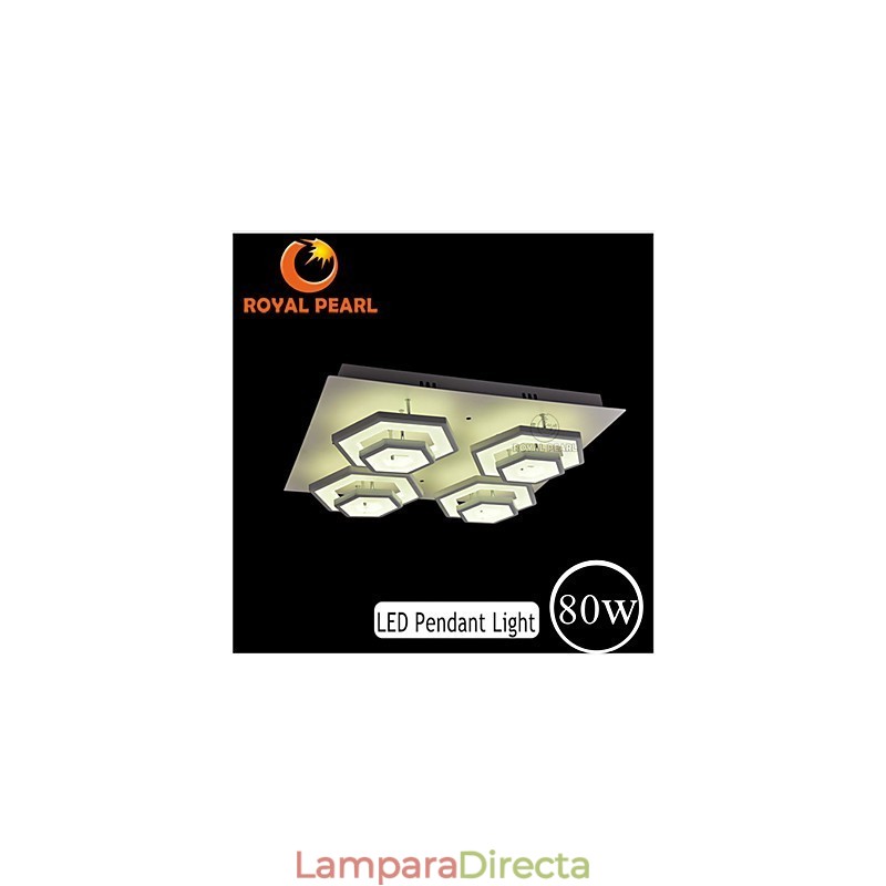 Lámpara colgante de 80 W para techo