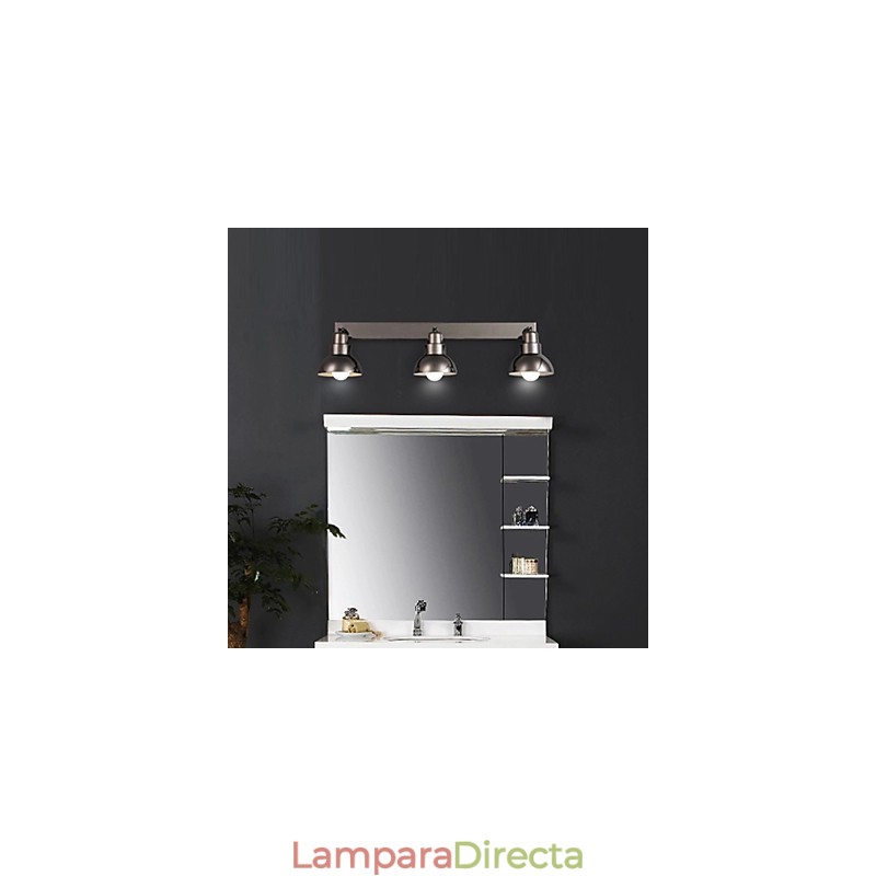 Lámpara de techo empotrada Trinal con marco de aluminio y vidrio blanco, moderna y a la moda.