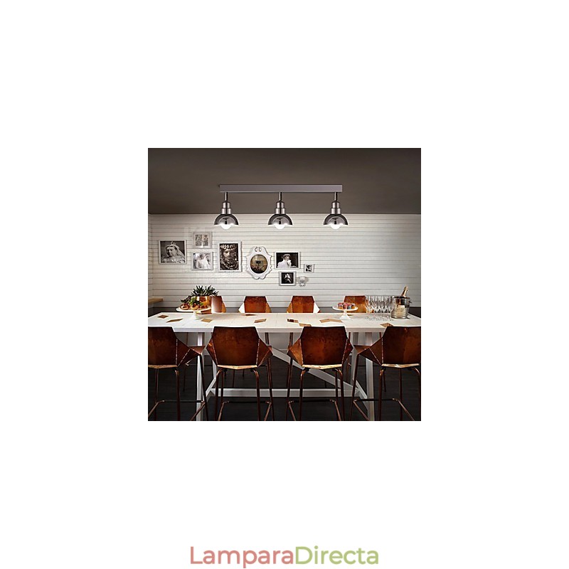 Lámpara de techo empotrada Trinal con marco de aluminio y vidrio blanco, moderna y a la moda.