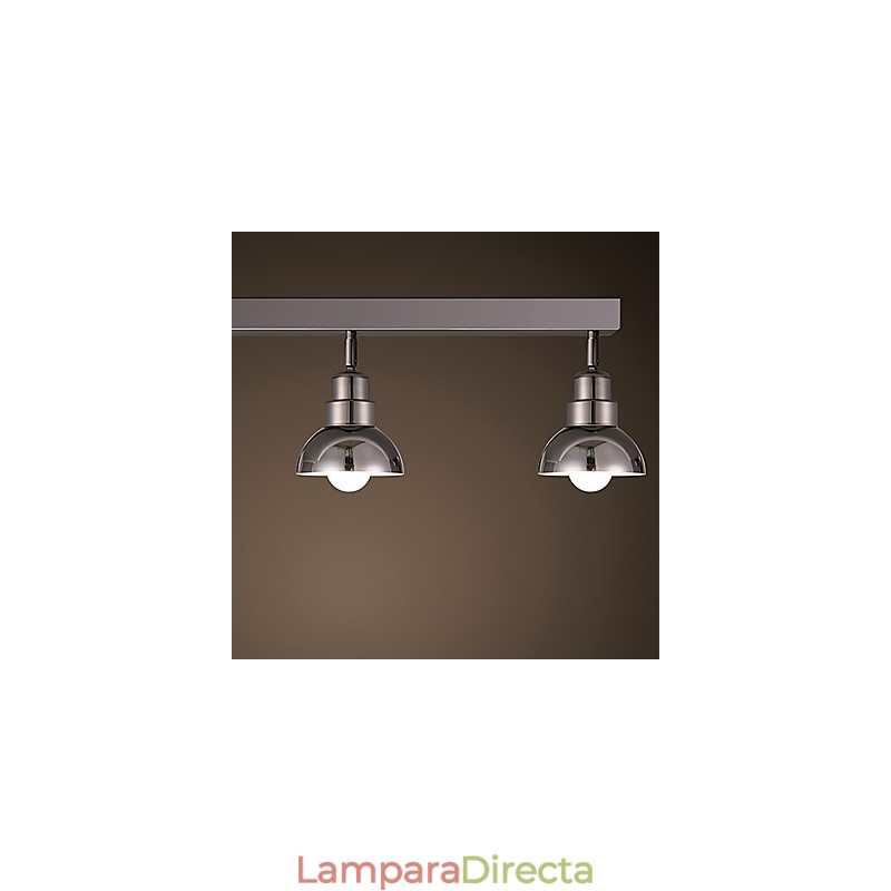 Lámpara de techo empotrada Trinal con marco de aluminio y vidrio blanco, moderna y a la moda.
