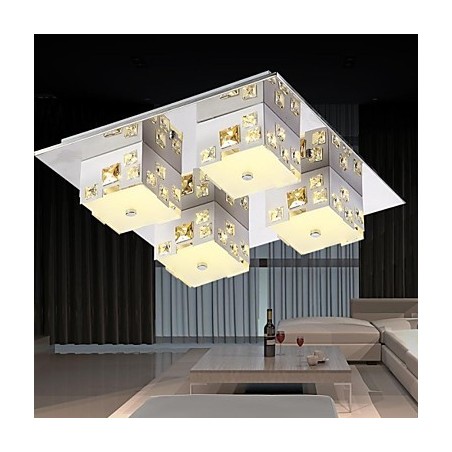 Lámpara de techo 4 luces moderna sencilla artística Lámpara de techo 4 luces moderna sencilla artística