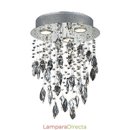 Lámpara semiempotrada con 3 luces Lámpara semiempotrada con 3 luces