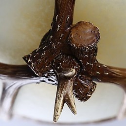 Lámpara de araña estilo mini retro de resina