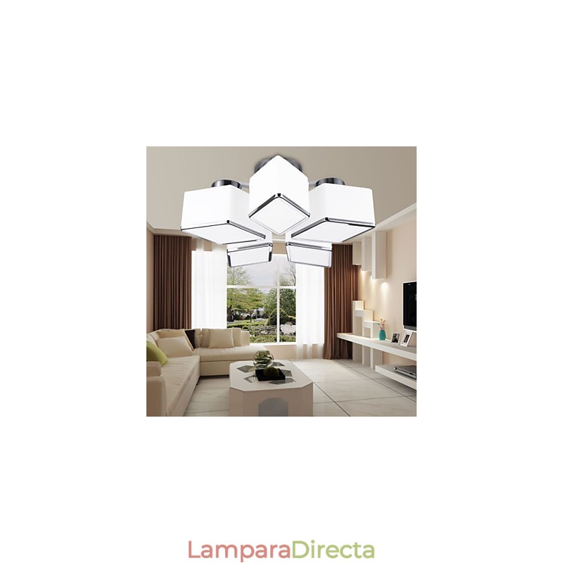 Lámpara de cristal contemporánea moderna de montaje al ras
