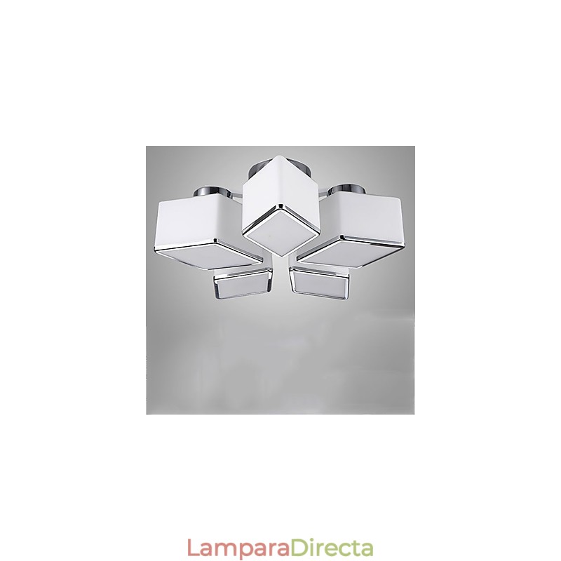 Lámpara de cristal contemporánea moderna de montaje al ras