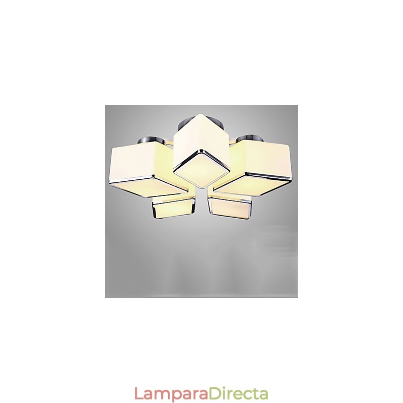 Lámpara de cristal contemporánea moderna de montaje al ras