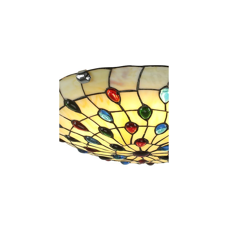 Lámpara de techo estilo mediterráneo de 50 cm para iluminación de jardín