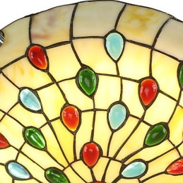 Lámpara de techo estilo mediterráneo de 50 cm para iluminación de jardín