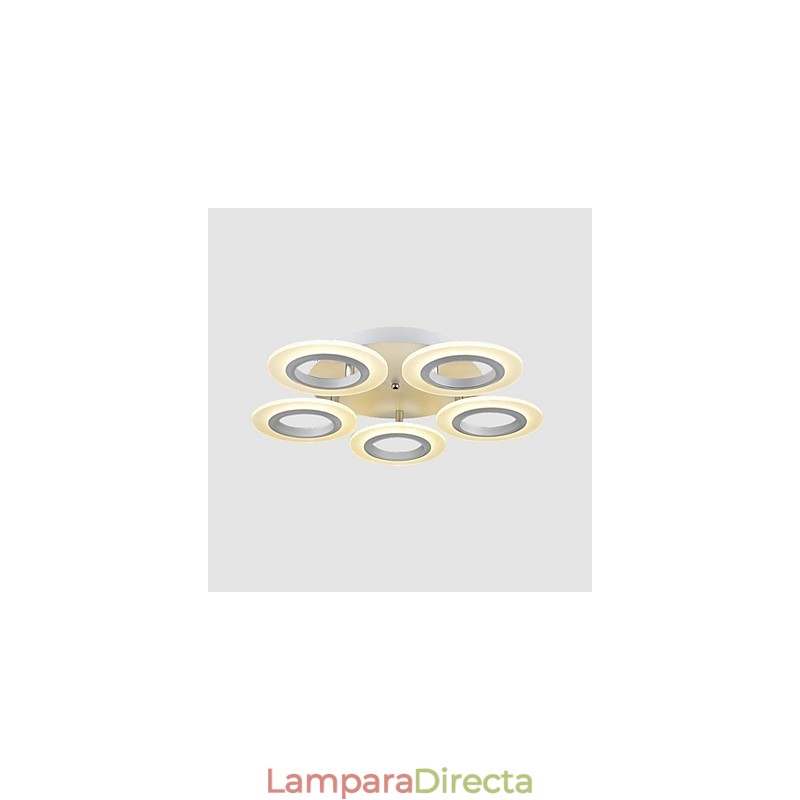 Lámpara colgante circular de acrílico moderna